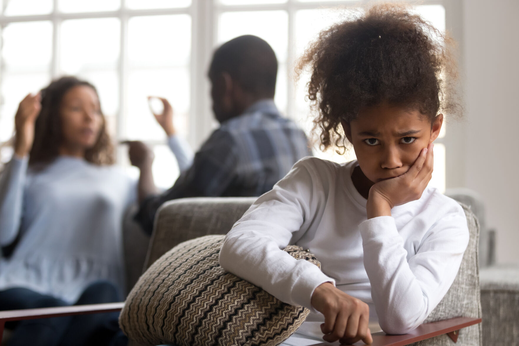 Studies show that children who witness parents arguing and fighting face developmental consequences.